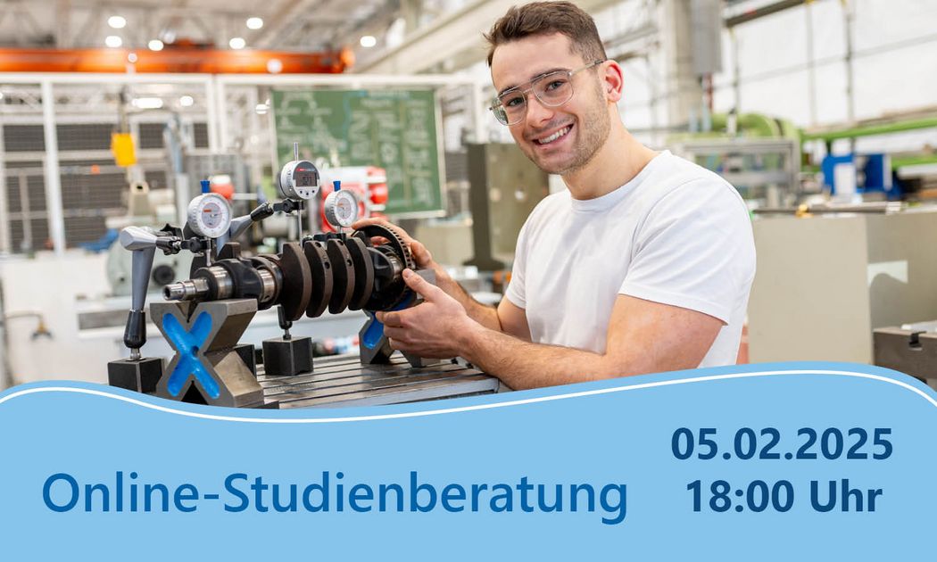 Student der Ingenieurpädagogik beim Laborpraktikum im Berech Metall- und Maschinentechnik